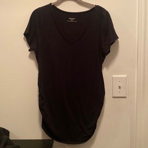 Motherhood Maternity black v neck tee